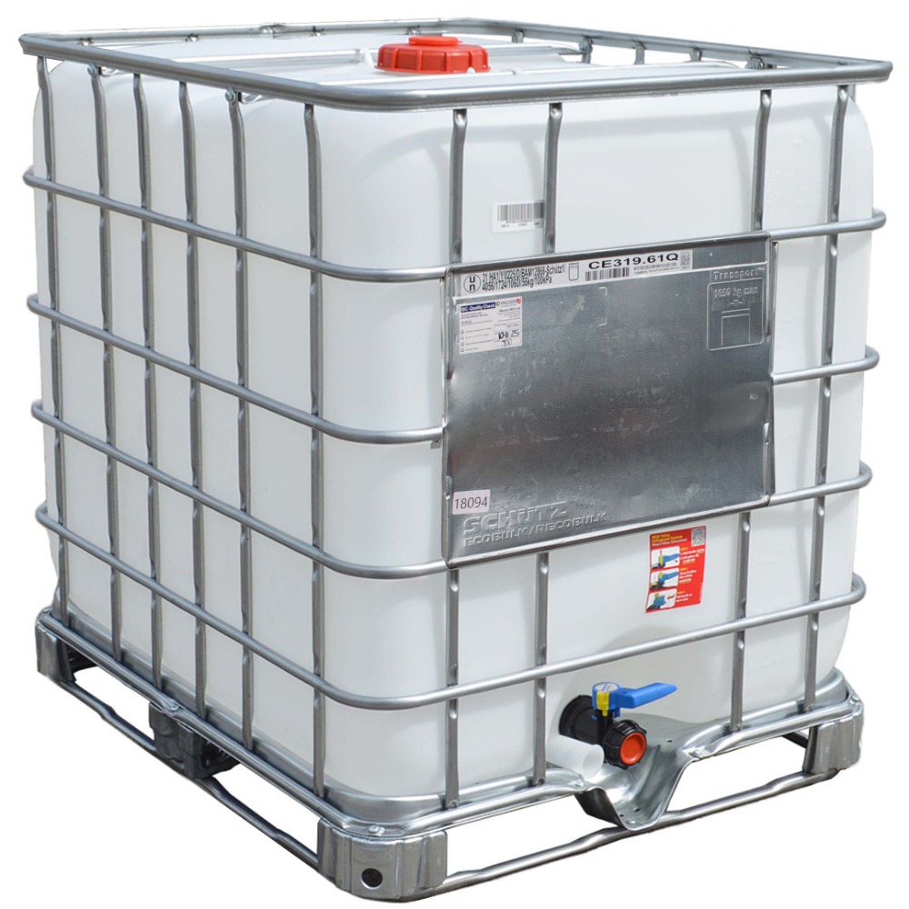 1000 Litre Reconditioned UN Approved IBC - 2" Valve