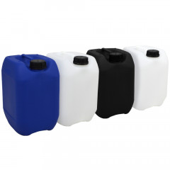 10 Litre Stackable Plastic Jerry Can - x10 Pack