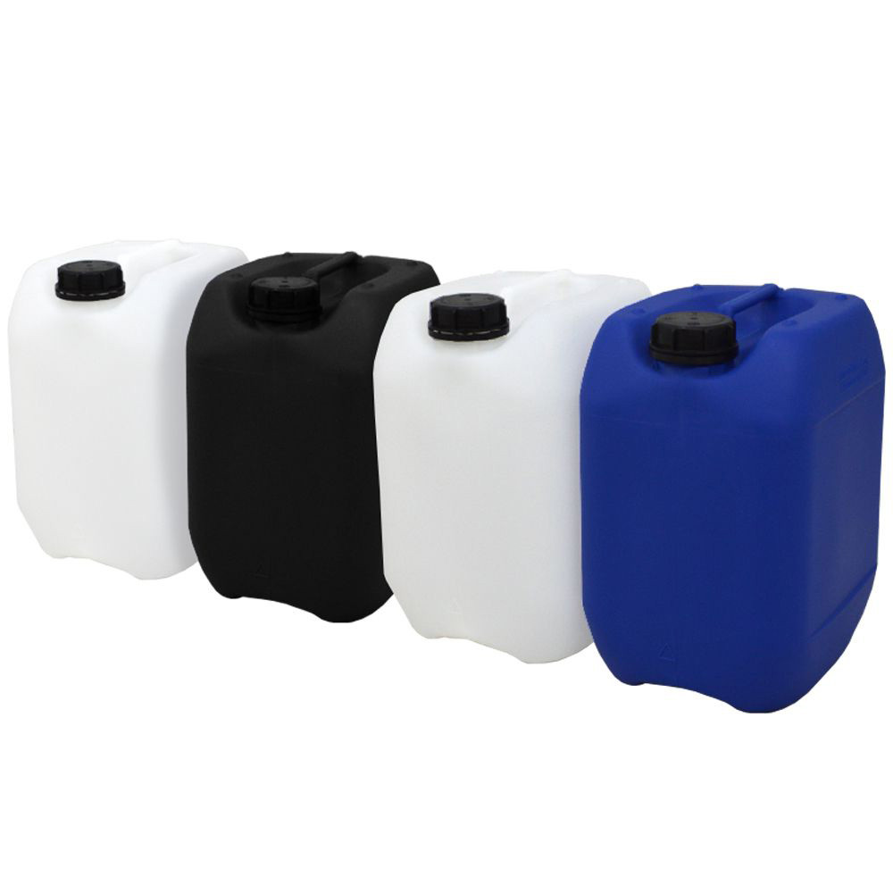 25 Litre Plastic Jerry Can – Stackable - x4 Pack – Colour Options - Direct  Water Tanks