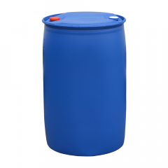 220 Litre Blue Plastic Barrel - Tight Head UN Approved