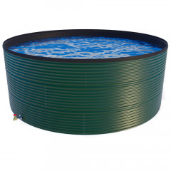 96000 Litres Coated Steel Water Tank with Liner