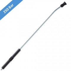Bent End Zinc Plated Lance with Moulded Grip - 250 Bar