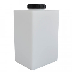 natural translucent 15 litre potable water tank with threaded lid
