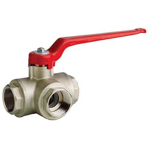 2" BSP Female 3 Way L Port Ball Valve