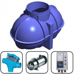 1800 Litres Direct Pressure Underground Rainwater Harvesting System