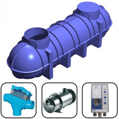 Direct Pressure Underground Rainwater Harvesting System - 4400 Litres 