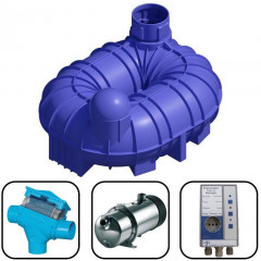 Direct Pressure Underground Rainwater Harvesting System - 6800 Litres
