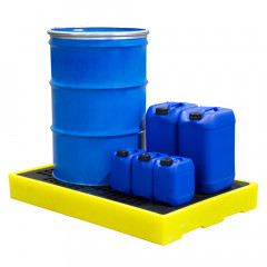2 Drum Bunded Work Floor 1260 x 150 x 860mm