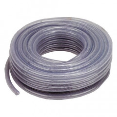 1" Clear Reinforced PVC Hose - Sold by the Metre