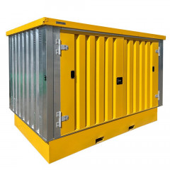 Double IBC Bunded Storage Container - Flat Packed