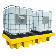 Double IBC Spill Bund - 1140 Litre