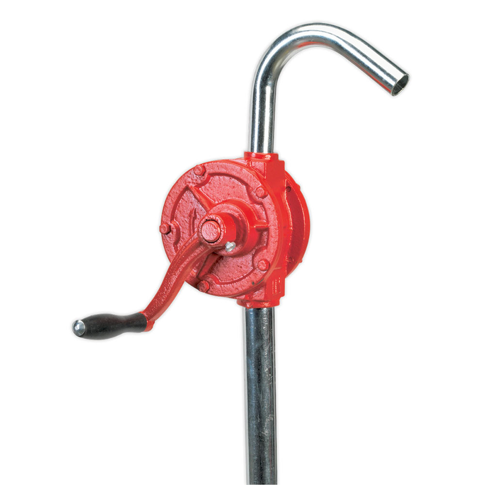 Sealey Rotary Oil Barrel and Drum Pump - 205L -0.3L/Revolution
