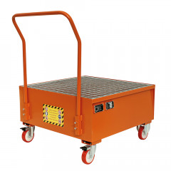 Justrite Steel Bunded Drum Trolley