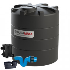Enduramaxx 5000 Litre Water Tank with siphon overflow, valmed inlet and filter

