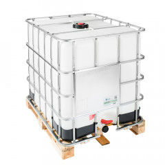 1000 Litre New Greif IBC - Wooden Pallet - UN Approved 