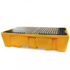 Double IBC Spill Bund with Grate - 1130 Litres