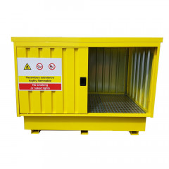 Lockable Double IBC Bunded Storage