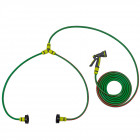 Flexible IBC kit assembled with three-way hose splitter, IBC adaptors and hose gun