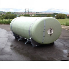 8000 Litre GRP Horizontal Transport Tank